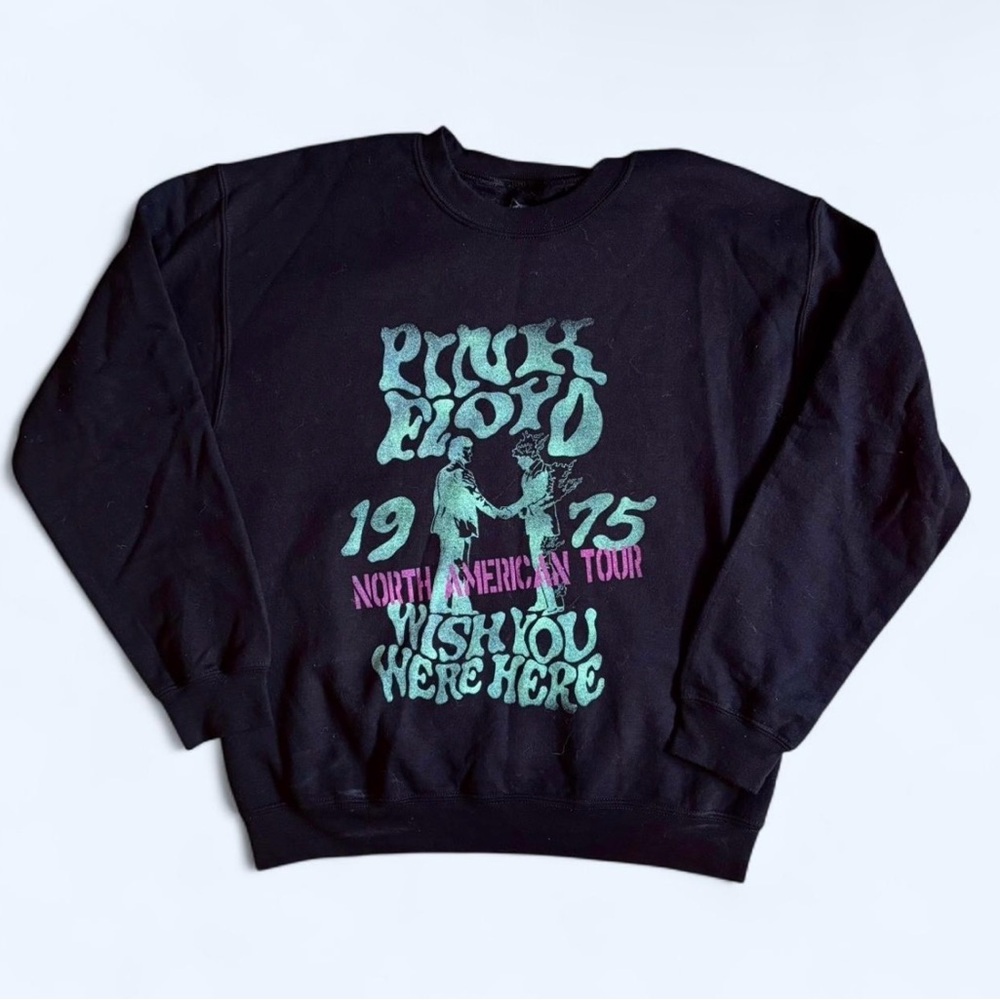 Black Pink Floyd Graphic Sweater